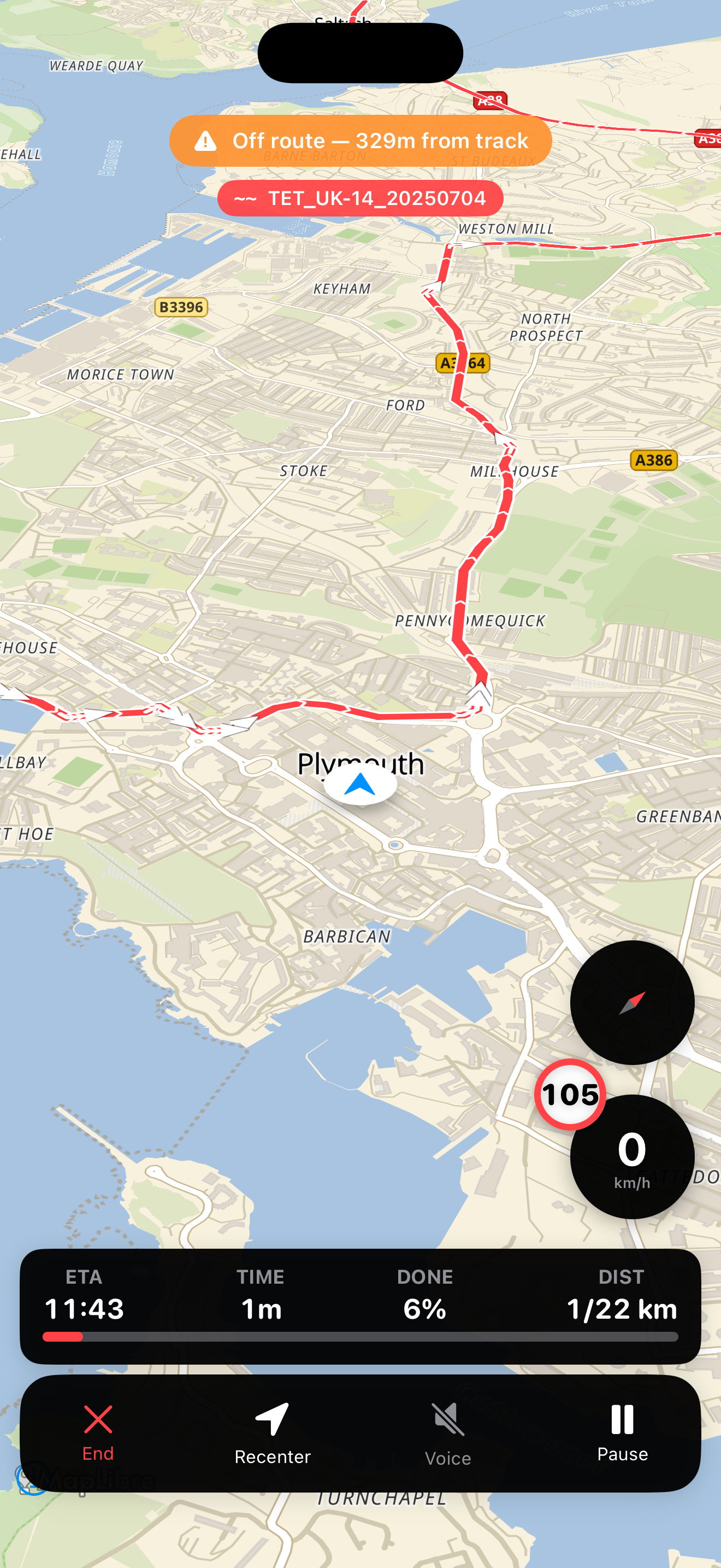 The iOS riding companion